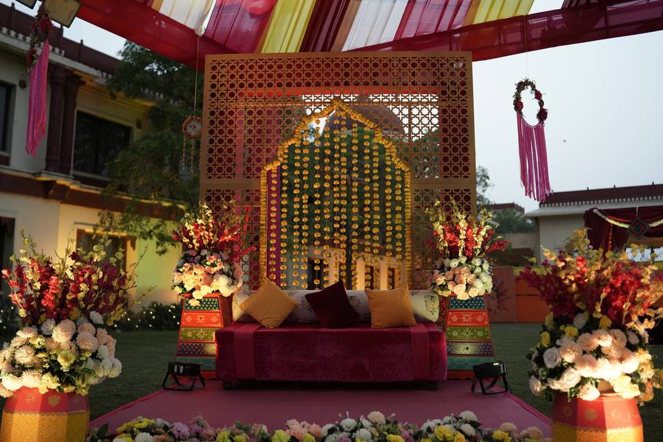 Mehendi decor