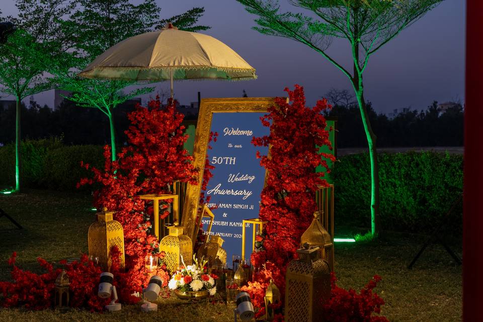Wedding photobooth decoration