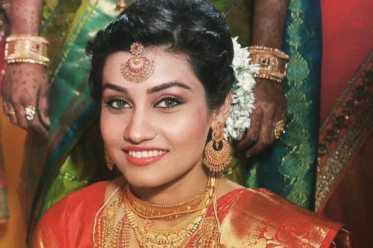 South Indian bridal makeup