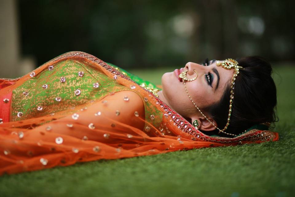 North Indian makeup