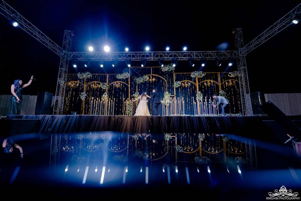 Sangeet stage