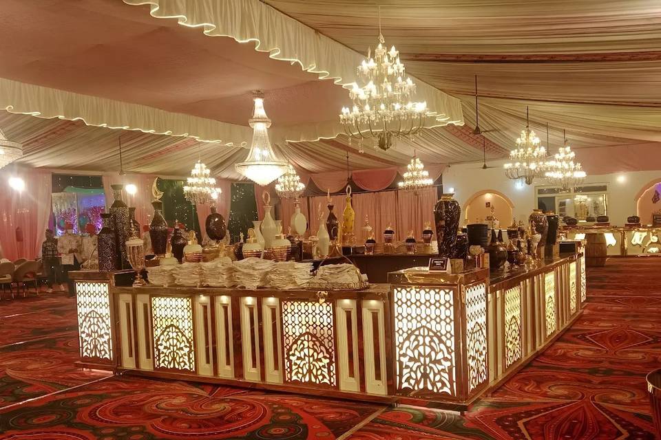 Catering setup