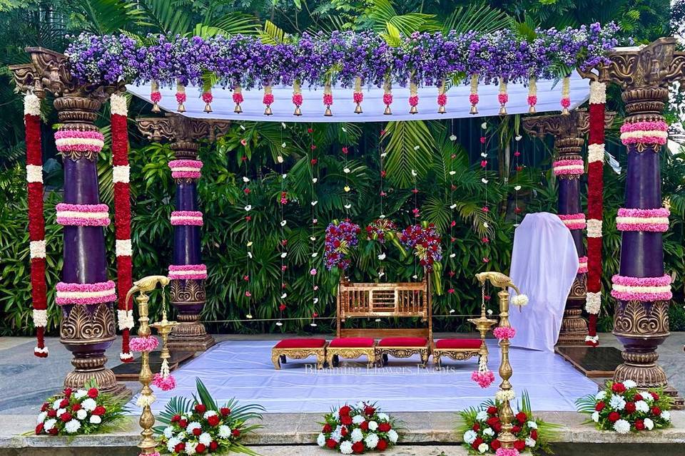 Wedding mandap decor