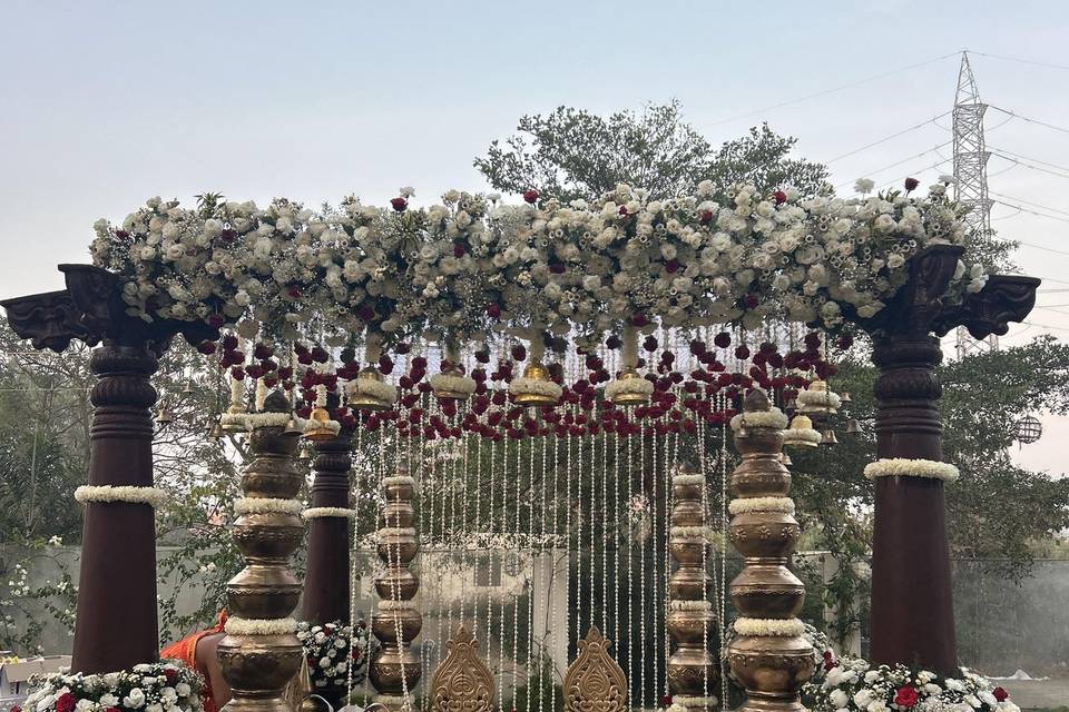South indian wedding mandap