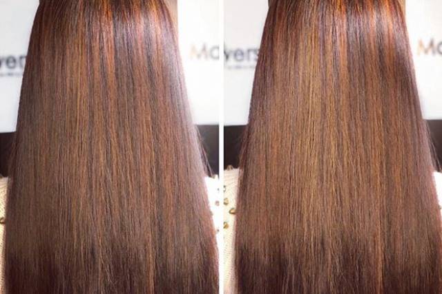 Hair straightening