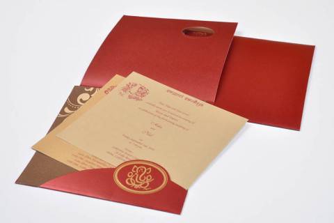 Wedding invitation card