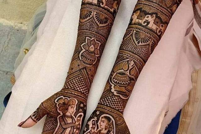 radha krishna mehndi,mehndi,radha krishna mehndi design,radha krishna  dulhan mehndi,radha kri... | Mehndi designs, Mehandi designs easy, Henna  designs