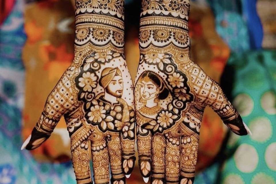 Bridal mehndi