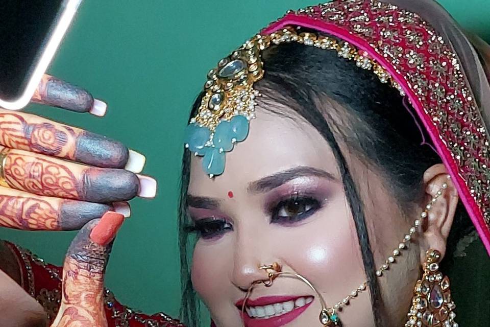 Bridal makeup