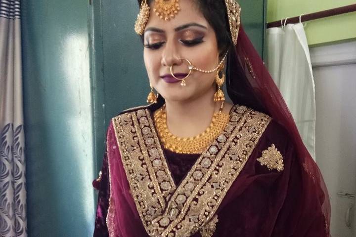 Bridal makeup