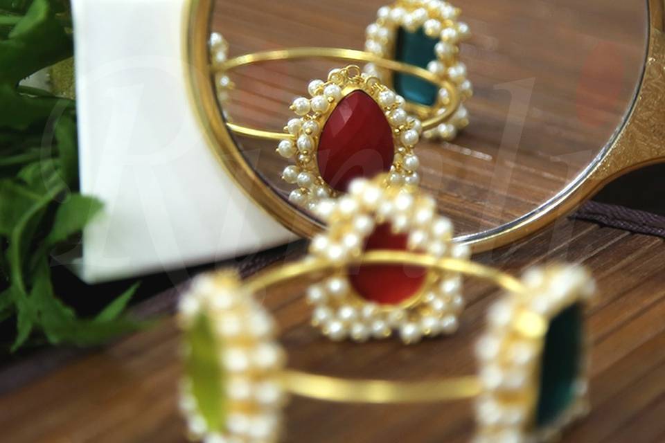 Multicolor Stone Bangle