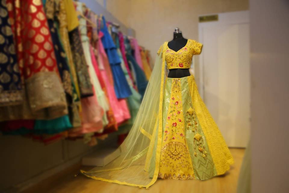 Kalidar Lehenga