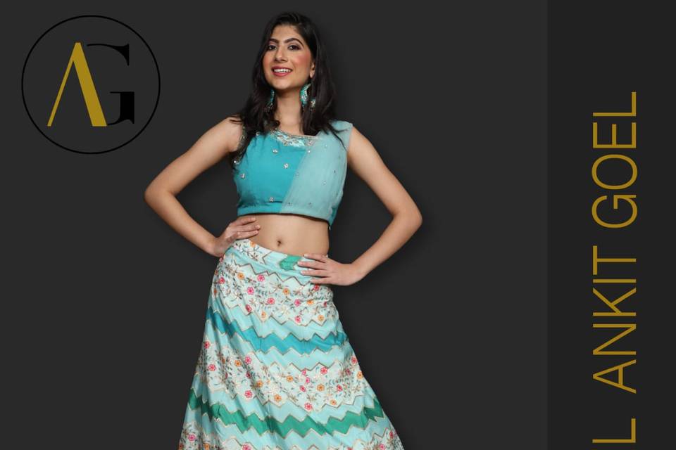 Ruffles Lehenga