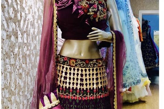 Emnroidery Lehenga