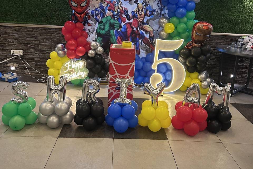 Avengers theme birthday party