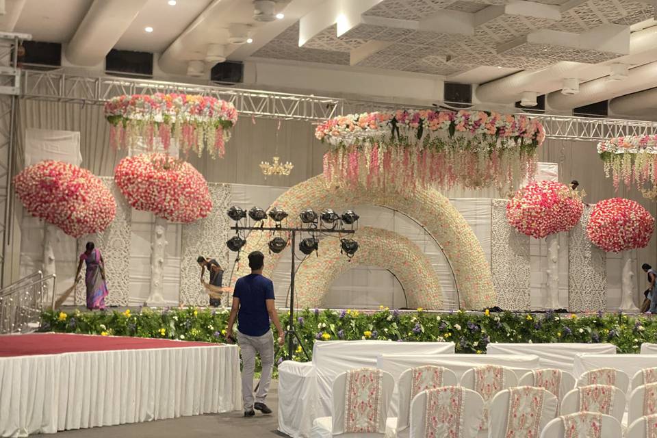 Reception stage