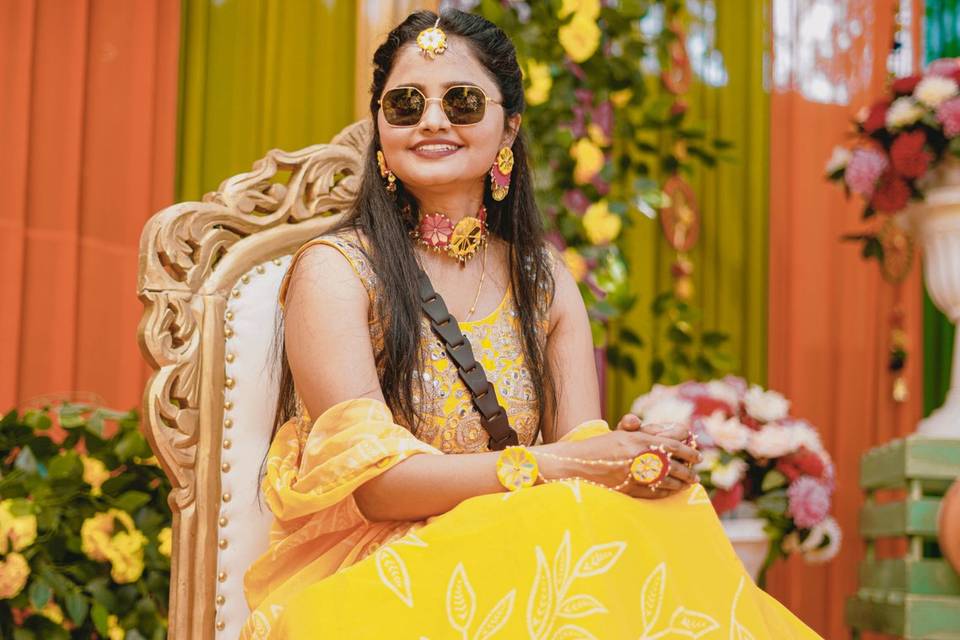 Haldi bride