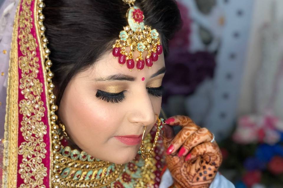 Bridal makeup