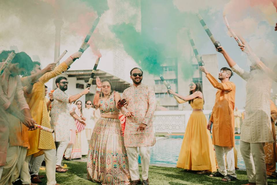 Bride & Groom Entry