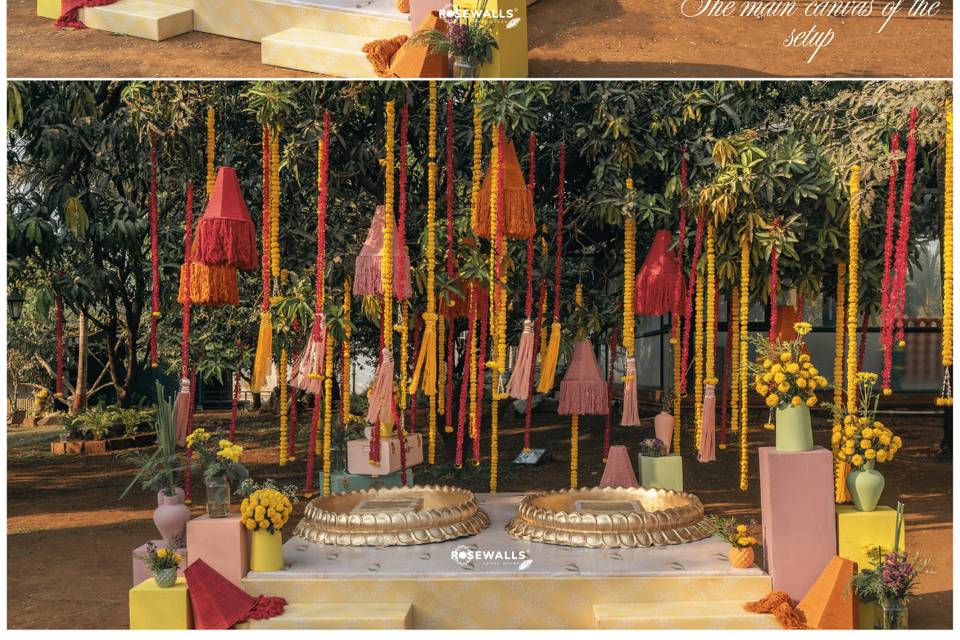 Haldi glows&florals