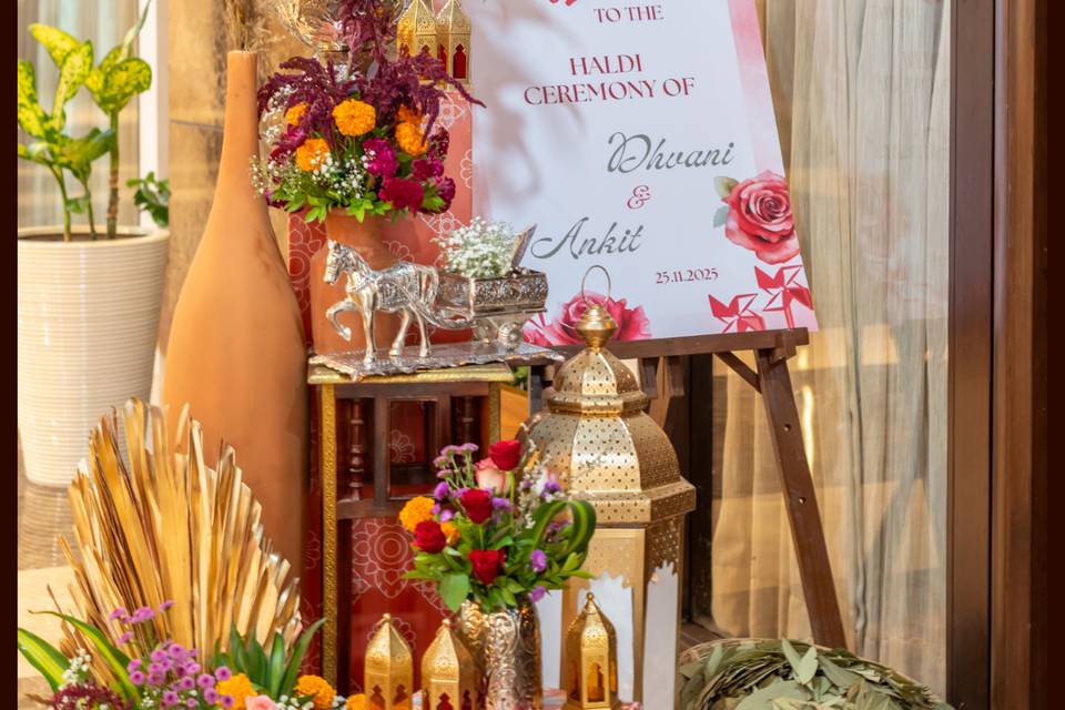 SOUQ themed Haldi