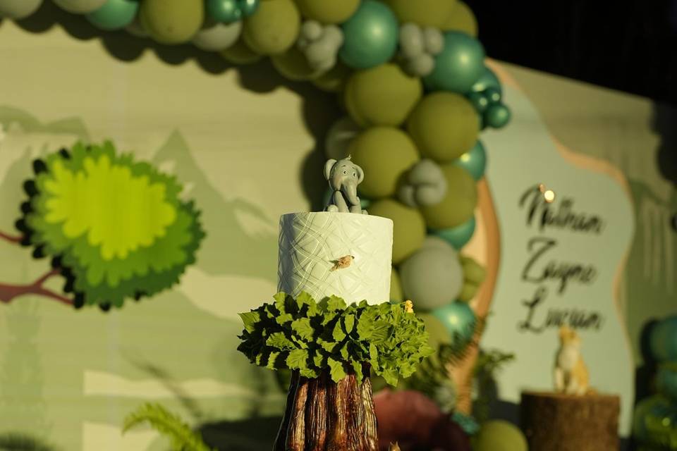 Safari Theme Birthday cake