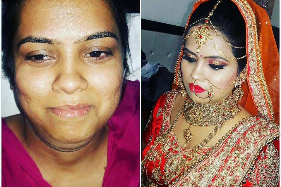 Bridal makeup