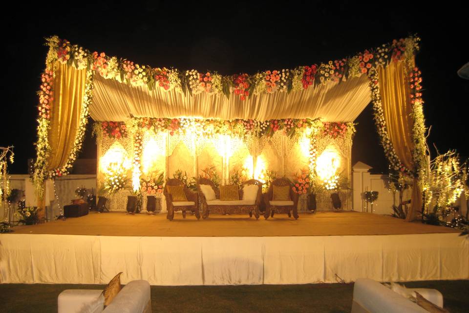 Ceremony at lawn