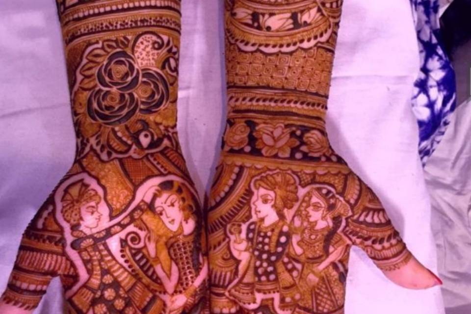 Bridal mehndi