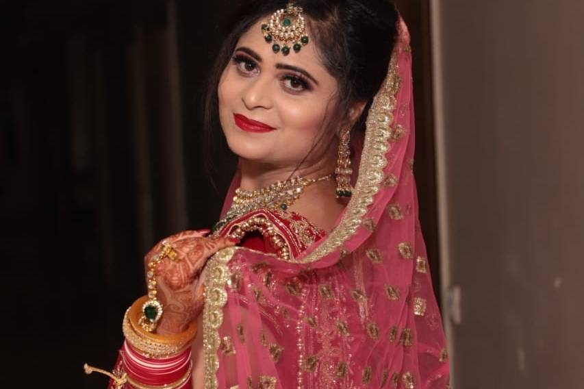 Huda beauty Bridal make-up
