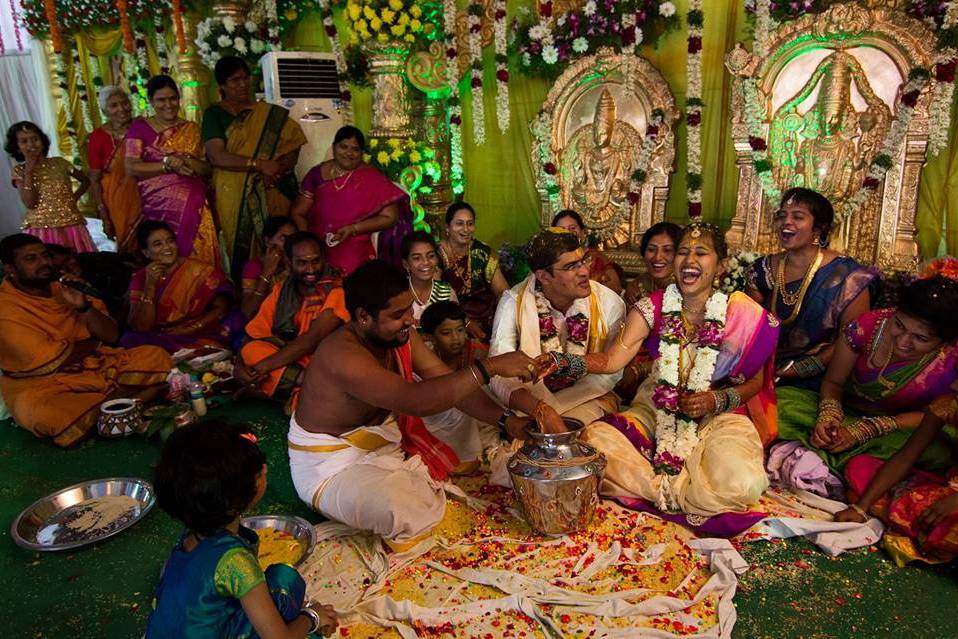 At the ceremony