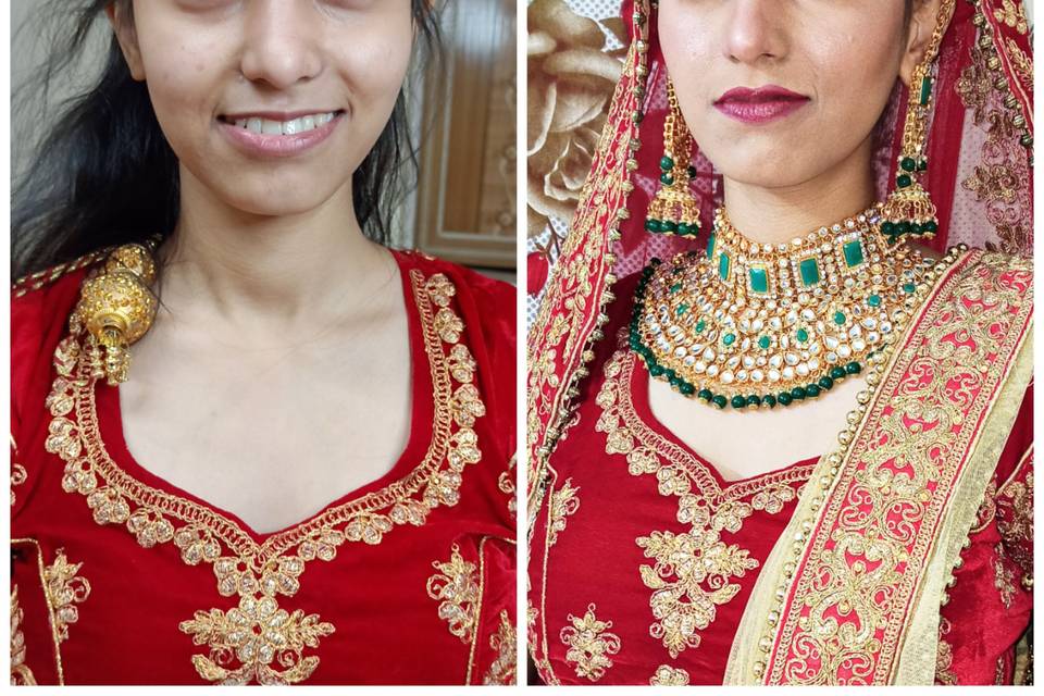 Bridal makeup