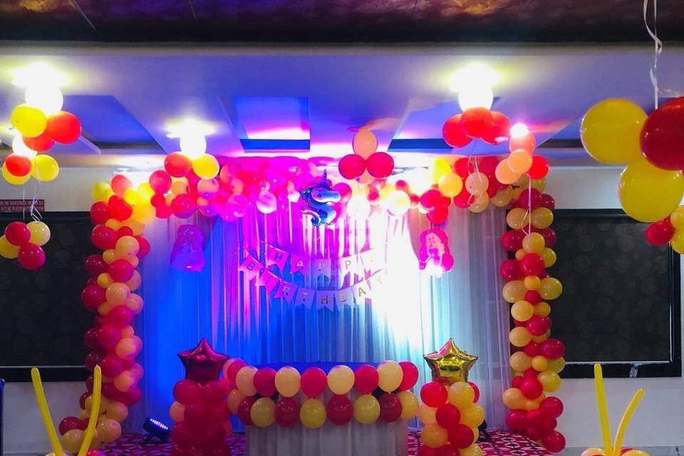 Birthday Stage Decor