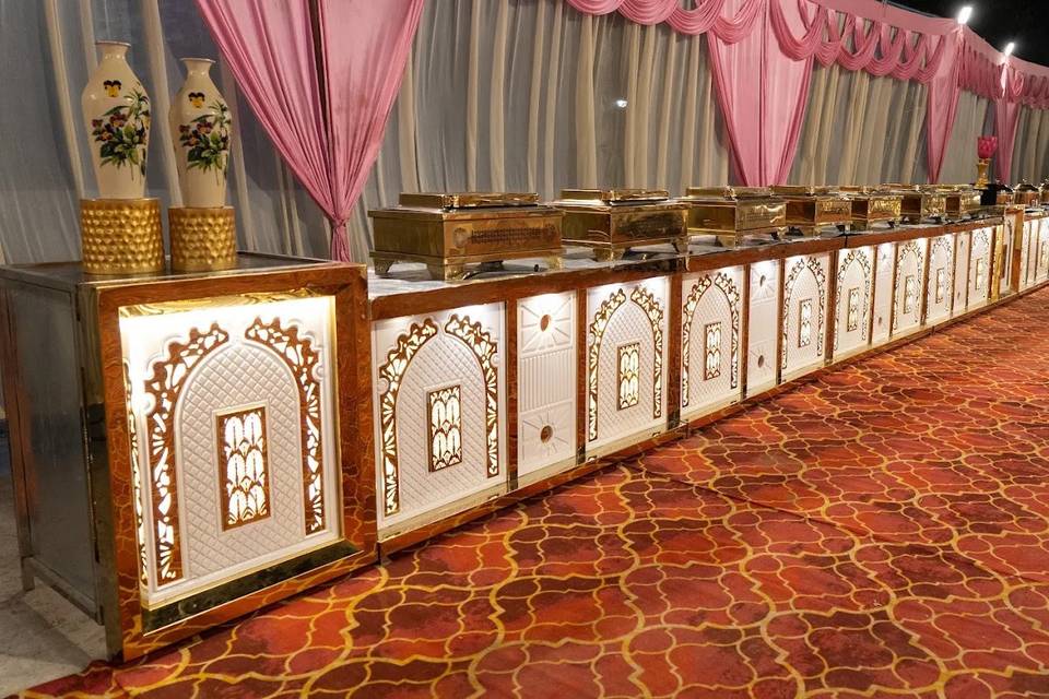 Catering setup
