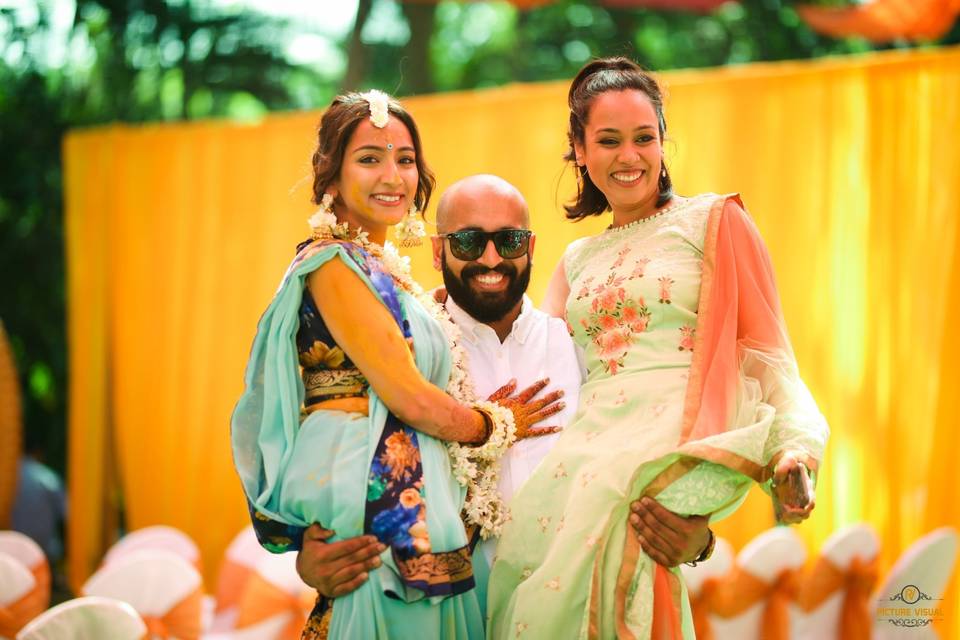 Bride's haldi ceremony