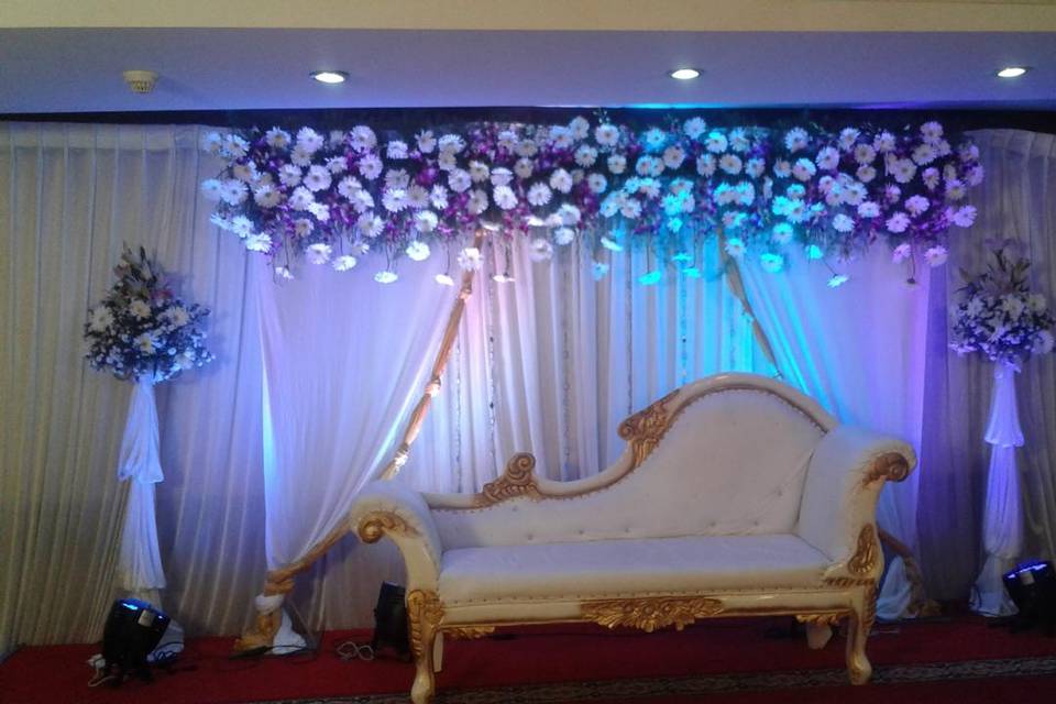 Stage floral decor