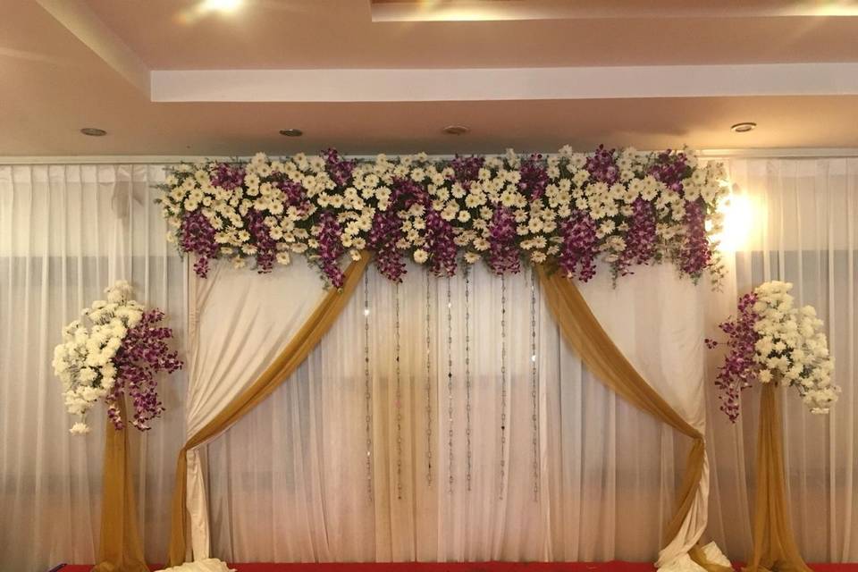 Stage floral decor