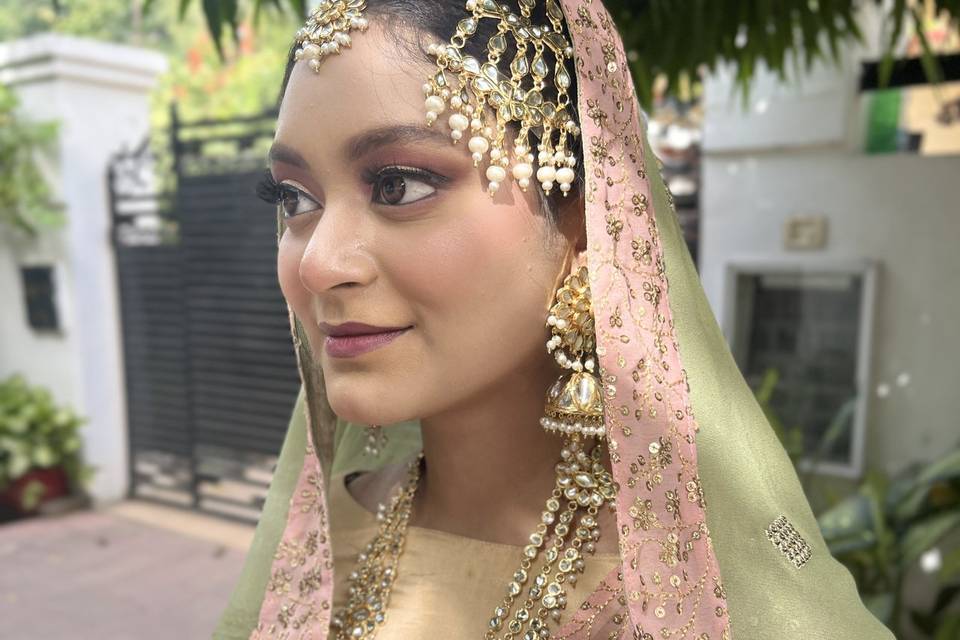 Bridal makeup