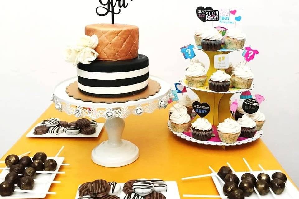 Baby Shower Cake- Dessert Tabl