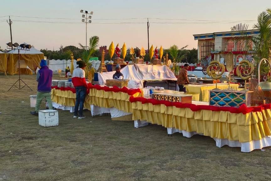 Catering setup