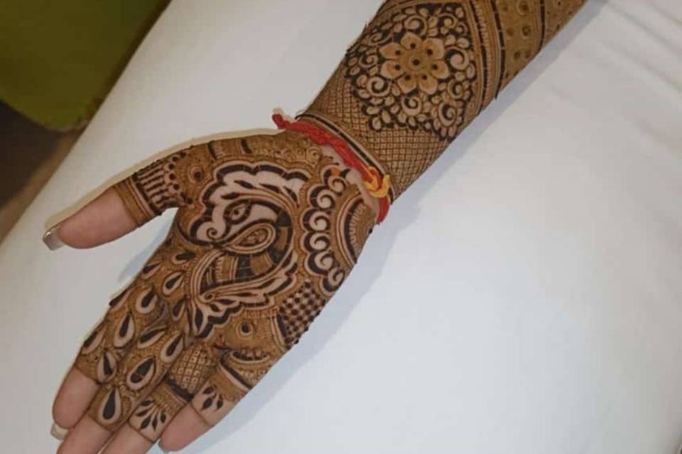 Peocock mehendi