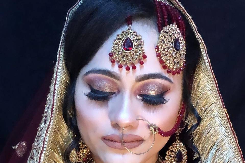 Bridal makeup