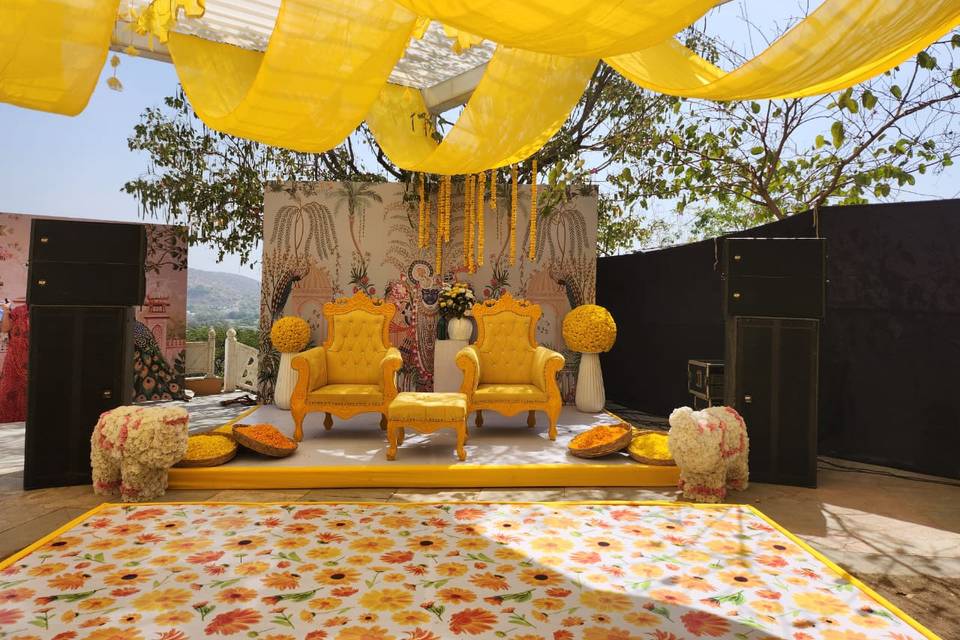Haldi decor