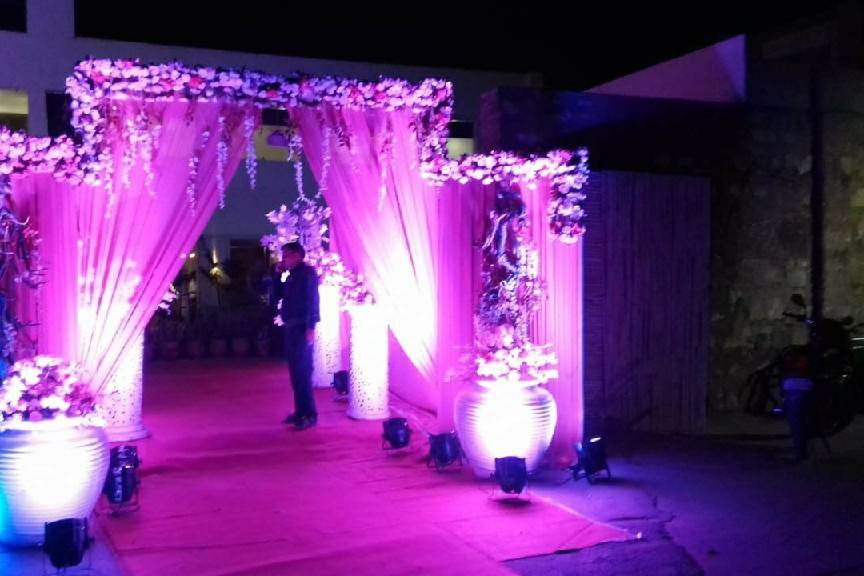 Entrance area  for function