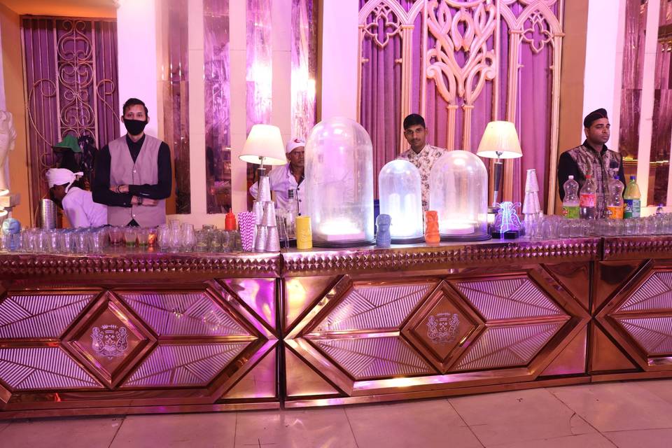 Mocktail bar set up