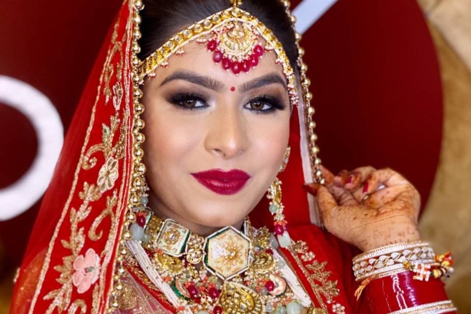 Bridal makeup