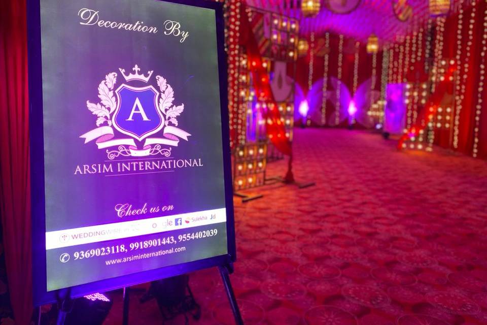 Arsim International Decorators & Events