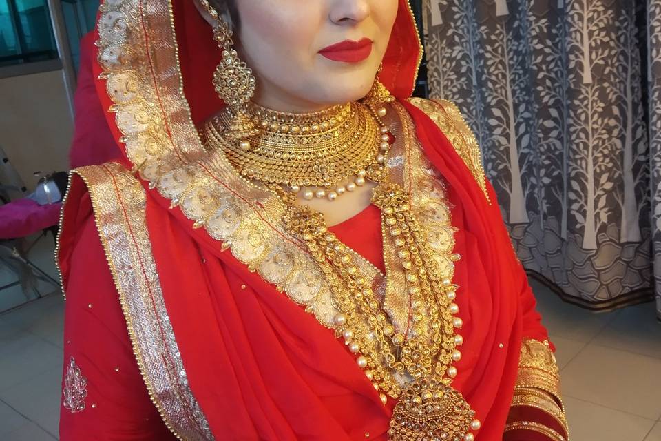 Bridal makeup