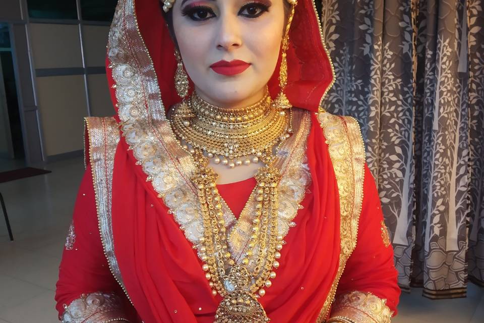 Bridal makeup