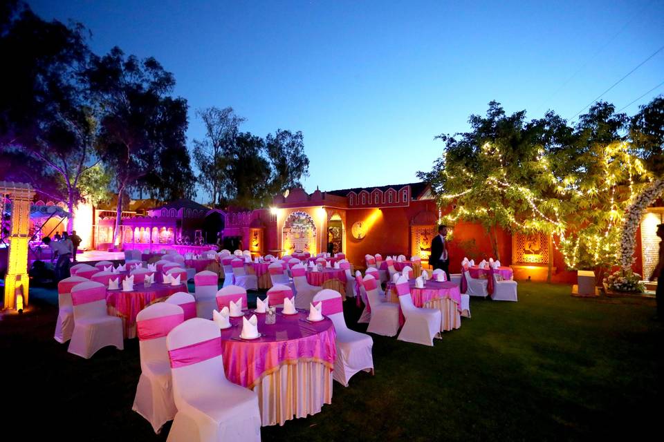 Wedding lawn